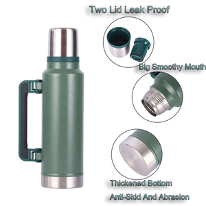 Chất lượng cao 1L Stan phích thép không gỉ cắm trại Flask với xử lý chân không Flask & phích cho cuộc phiêu lưu ngoài trời - Product Image 3