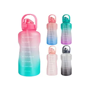 Sport Fitness Workout Kunststoff Tritan Wasser flasche für Camping und Outdoor