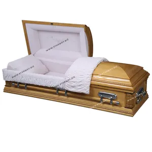 8822 장례식 공급 업체 도매 저렴한 포플러 나무 관 가격 중고 관 판매 매장 화장 중국 나무 상자