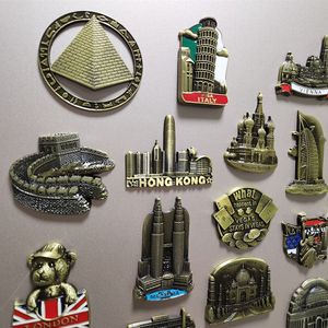 Costume 3D magneti da frigorifero di vari <span class=keywords><strong>paesi</strong></span> del <span class=keywords><strong>mondo</strong></span> città viaggi <span class=keywords><strong>paesi</strong></span> europei turismo metallo magnetico souvenir - Product Image 1