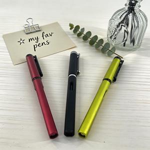 Bolígrafo de Gel Metálico de Alta Calidad con Logotipo Personalizado, Grabado Láser, Bolígrafos Promocionales con Ancho de Escritura de 0.5 mm, Tinta Azul/Negra, Regalos Corporativos - Product Image 2