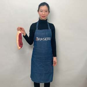 Delantal de jardín de peluquero de mezclilla X Ray y sombrero de Chef Delantal de plomo de babero de longitud completa para delantal de café de uñas Xray con logotipo - Product Image 3