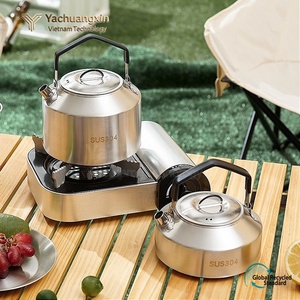 Saute Pans 1L 1.6L 304 Stainless Steel Outdoor Camping Cookware <b>Induction</b> Ready Large Capacity - Product Image 4