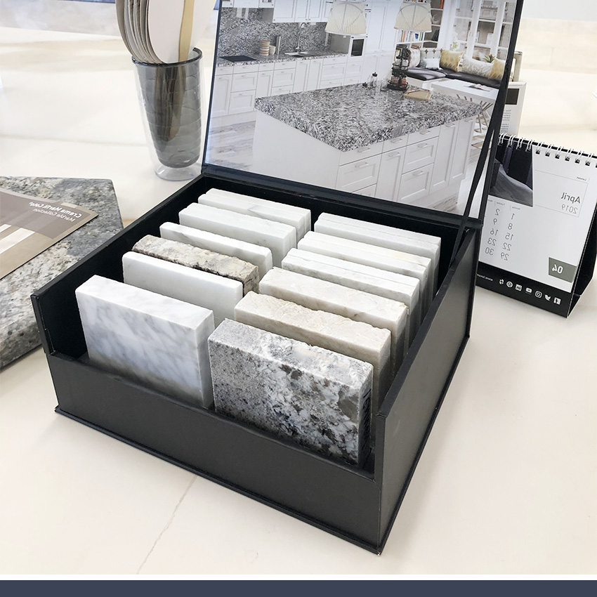 High Quality Custom Size Paper Tiles Sample Boxes Show Packaging Quartz Case Display Marble Granite For Cardboard Stone Box