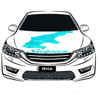 Protection de capot de voiture personnalisée avec motif Saipan, facile à installer, pour festival thématique et cadeau surprise d'anniversaire