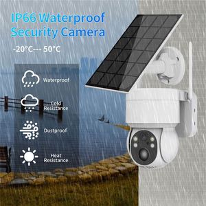 Sistema de Cámara de Seguridad Inteligente para el Hogar, 1080p, 5MP, <span class=keywords><strong>ICSEE</strong></span>, Solar, PIR, Inalámbrica, 360 PTZ, Exterior, 4G, IP, WiFi, Resistente a Impactos, Plástico ABS, Blanca - Product Image 2