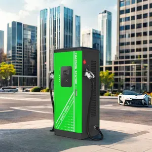 Estación de carga de CC para coche eléctrico de 80kw, calidad garantizada, de pie, 380V, IP54 para uso comercial doméstico, venta directa al por mayor