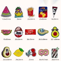 Échantillon Gratuit : Nouvelle Épinglette Décorative en Métal Mignon, Personnalisée, en Émail Souple, pour Chapeaux – Motifs Alimentaires : Crème Glacée, Pizza, Pépites de Chocolat
