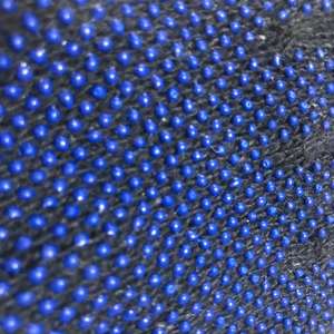 قفازة ميكانيكية عالية الجودة باللون الأزرق الداكن منقط للعناية باليد قفازة مطاطية من كلوريد البولي فينيل - Product Image 2