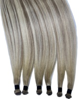Extensions de cheveux humains russes Remy à double trame invisible, couleur personnalisée, trame nouée à la main, faible chute de cheveux, pour salon