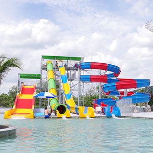 Gia đình tư nhân sử dụng xe trượt băng cho nhà sân sau Vườn Hồ Bơi trượt với ít nước trượt - Product Image 2