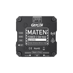 Geprc Maten 5.8G 2.5W Vtx Pro Transmission Vidéo FPV Stabilisation du Signal Réglage des Paramètres OSD - Product Image 5
