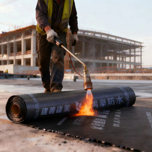 Membrana Impermeable de Betún SBS de 3 mm, Rollo de 1 m x 10 m, Alto Grado de Impermeabilidad para Techos de Hormigón Modernos, Sótanos y Almacenes - Product Image 1