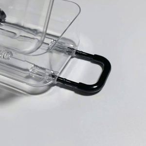 Transparent <b>Mini</b> Suitcase Jewelry <b>Storage</b> <b>Box</b> for Hair Accessories - Custom Decorative Candy Container - Product Image 4