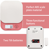 2kg/ 5kg Balance Électronique Grammes Cuisine Numérique Mini Balance Poids Régime Alimentaire Balance Outils de Mesure En Acier Inoxydable oz/ib/ml/g