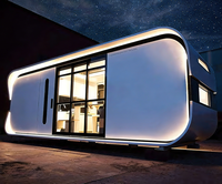 Vente flash : Cabane modulaire de luxe Apple avec salle de bain complète pour les centres de glamping et les séjours de vacances