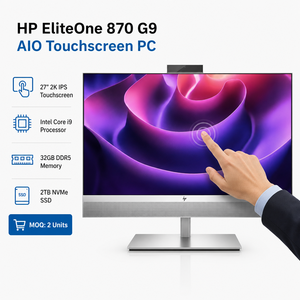 แบรนด์ใหม่ eliteone 870 G9 27 "2k ips หน้าจอสัมผัส intel core I9 24-core 2.0ghz 32gb DDR5 2tb ssd windows 11 business aio pc - Product Image 1