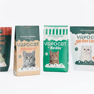 ทรายแมวซิลิกา VapoCat กลิ่นหอมเฉพาะ 99% ปราศจากฝุ่น ละลายน้ำได้ เป็นมิตรกับสิ่งแวดล้อม รับผลิตแบรนด์ส่วนตัว - Product Image 1