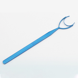 Thornton Fixatie Ring voor Keratoplastie Hoornvlies Transplantatie Herbruikbare Fijne Fixatie Ring Draaibare Kop Ring <span class=keywords><strong>Fixator</strong></span> Haak - Product Image 3