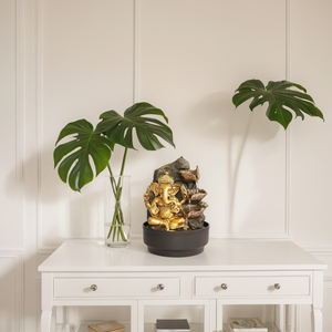 Resina decorazione per la casa croce europa Feng Shui pompa, trasformatore luce a LED per questa fontana da tavolo all'aperto fontana - Product Image 4