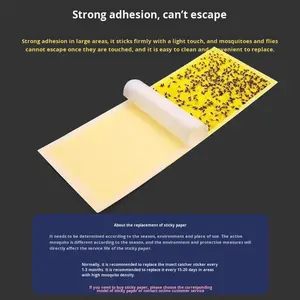 Лампа-ловушка для комаров с клейкой лентой, класс защиты IP33, настенная, для дома, отелей, столовых и ресторанов быстрого питания - Product Image 3