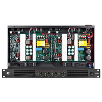 Amplificateur de puissance professionnel classe D 600W*4 RMS, format 1U, audio numérique haute puissance, amplificateur
