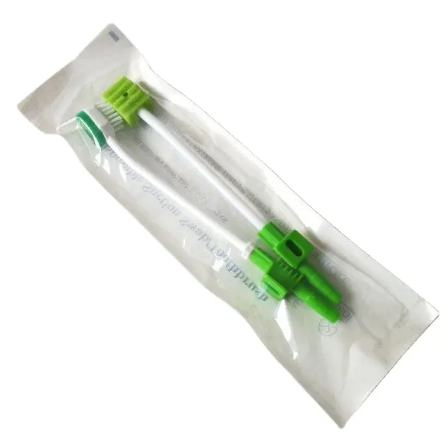 Fornecedor médico de sucção oral kit descartável de cuidados bucais esponja escova de dentes de sucção