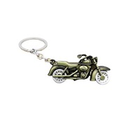 Le populaire porte-clés et accessoire pour moto simule des roues en mouvement.