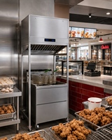 Campana Extractora Comercial sin Ventilación, Campana Extractora Móvil sin Ventilación, Campana Extractora sin Ductos |   Ideal para quioscos de pollo frito y hamburguesas en centros comerciales