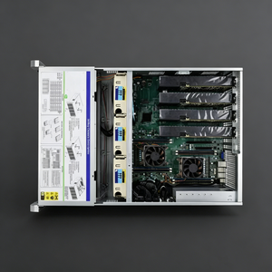 เซิร์ฟเวอร์เวิร์กสเตชัน 4-GPU พร้อมการ์ดจอ 4x24GB ซีพียู 2x14-คอร์ แรม 128GB SSD 1TB สำหรับการฝึกอบรมและประมวลผล AI - Product Image 4