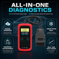Escáner de Diagnóstico OBD2 Universal, Lector de Códigos de Automóviles Profesional para la Luz de Verificación del Motor, Herramienta de Diagnóstico CAN OBDII EOBD