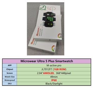 Smartwatch U5+ Aggiornato da <span class=keywords><strong>U4</strong></span>+ con Schermo Amoled Oled, Ultra 3, Ultra5+, Ultra5, Ultra 5 Plus - Product Image 2