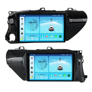 MEKEDE M6 PRO Android 12 QLED Car multimedia audio system for Toyota Hilux 2015 2020