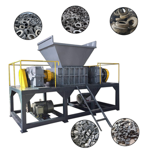 Fully Automatic Eco-Friendly 240V/380V Motor double shaft shredder Scrap Shredder Wire & <b>Tire</b> Recycling <b>Machine</b> CJLH-800 - Product Image 1
