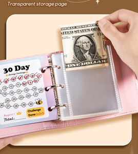 Carnet de budget pour le défi d'épargne de 30 jours, multicolore Maracon, avec enveloppes et suivi des dépenses - Product Image 6
