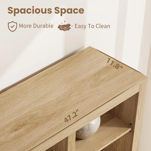 Estantería Estilo Rústico con 4 Cajones, Mueble de Almacenamiento Grande para Sala de Estar o Cocina - Product Image 6