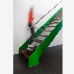 Doppelbalken-Treppen interieur verzinkte Metallstufen Stahltreppen