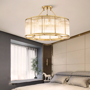 Nordique post-moderne chinois minimaliste vente moderne lumineux hôtel or salon maison verre intérieur lumières LED lustres <span class=keywords><strong>stylo</strong></span> - Product Image 4