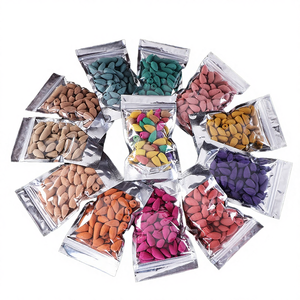 50pcs/bag Religious Lavender Scented Backflow Tower Accessories Colorful Bullet Shape <b>Incense</b> <b>Cones</b> Natural Spring Summer - Product Image 3