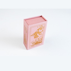 Oracle avec feuille <span class=keywords><strong>d</strong></span>'<span class=keywords><strong>or</strong></span>, cartes de tarot de haute qualité à bordure dorée avec boîte magnétique, cartes <span class=keywords><strong>d</strong></span>'affirmation pour 365 jours - Product Image 2