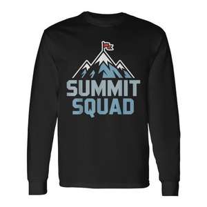 Camiseta de manga larga Summit Squad con cuello redondo, unisex, para adultos, para equipo de senderismo, ropa de aventura - Product Image 1