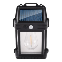 Lámpara de pared solar impermeable para exteriores IP65 con sensor de movimiento E27 bombillas LED y difusor de policarbonato para iluminación del hogar