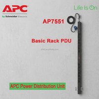 APC AP7551 3680W 16A 230V Switched Zero-U Rack PDU Manajemen Stopkontak Jarak Jauh untuk Server, Switch, dan Peralatan Jaringan