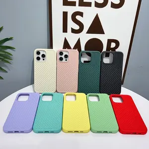 High Quality Shockproof TPU Cover Mobile Phone Case For IPhone 15 14 13 Soft Phone Cover Case Stripe Cell Phone Protective Case