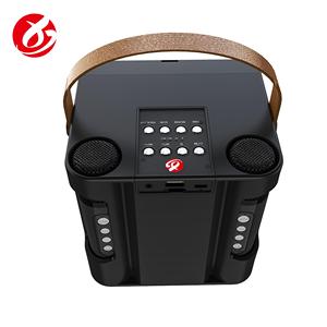 专业卡拉ok双麦克风无线蓝牙3D立体声扬声器，带灯wj-a829 A99/YS-308/YS308 - Product Image 5