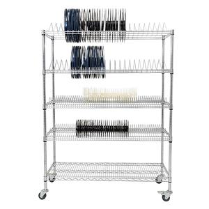 Antistatisches SMT-Stahlaufbewahrungsregal, mobiles 5-stöckiges Drahtspulenregal, hochbelastbares Industrie-<span class=keywords><strong>ESD</strong></span>-Regal für Elektronik - Product Image 1