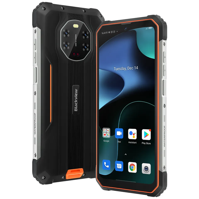 Blackview BV8800 6.58 Inch Rugged Phone 8+128G Space 8380 Mah Battery 33W Fast Charge New Condition High Quality LTE 120Hz