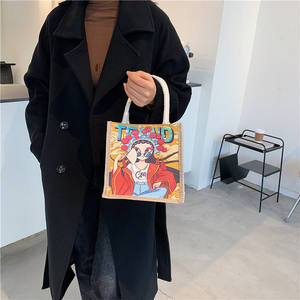 ใหม่กระเป๋าผ้าใบลายนกยูงสไตล์จีน, กระเป๋าแฟชั่นยอดนิยมเป็นมิตรกับสิ่งแวดล้อม - Product Image 6