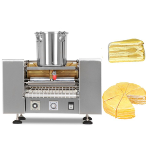 Machine entièrement automatique pour la fabrication de feuilles de crêpes mille-feuilles, machine commerciale pour la préparation de crêpes pour pâtisserie - Product Image 2