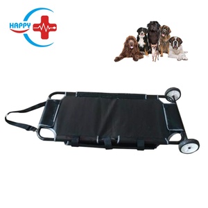 Camilla Plegable de Acero para Animales HC-R042 con Camilla de Acero para Mascotas en Dispositivos de Primeros Auxilios para Veterinarios - Product Image 1